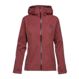 Black Diamond 02. WOMENS APPAREL - WOMENS JACKETS - WOMENS JACKETS RAIN Women's Stormline Stretch Rain Shell CHERRY