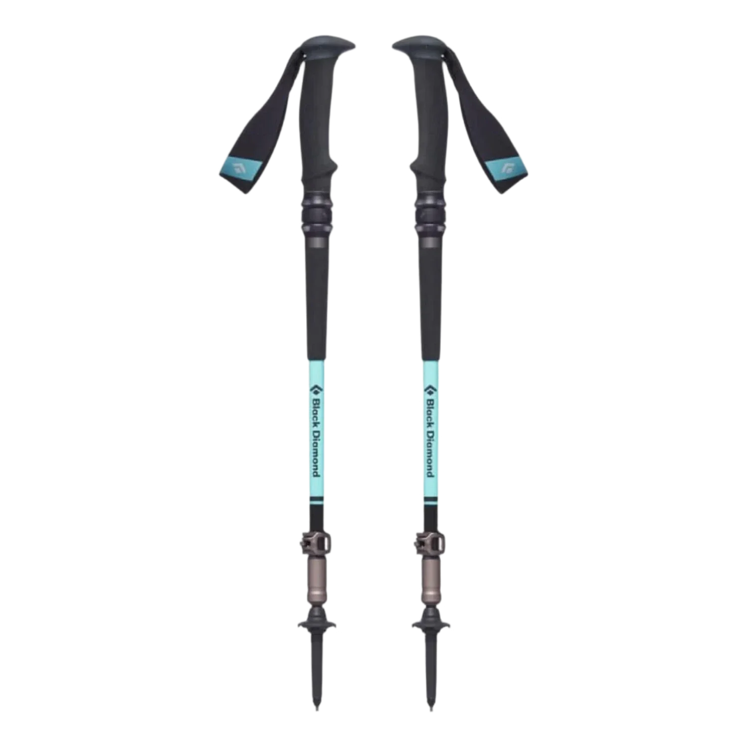 Black Diamond HARDGOODS - CAMP|HIKE|TRAVEL - TREKKING POLES Women's Trail Pro Shock Trek Poles ALPINE LAKE OS