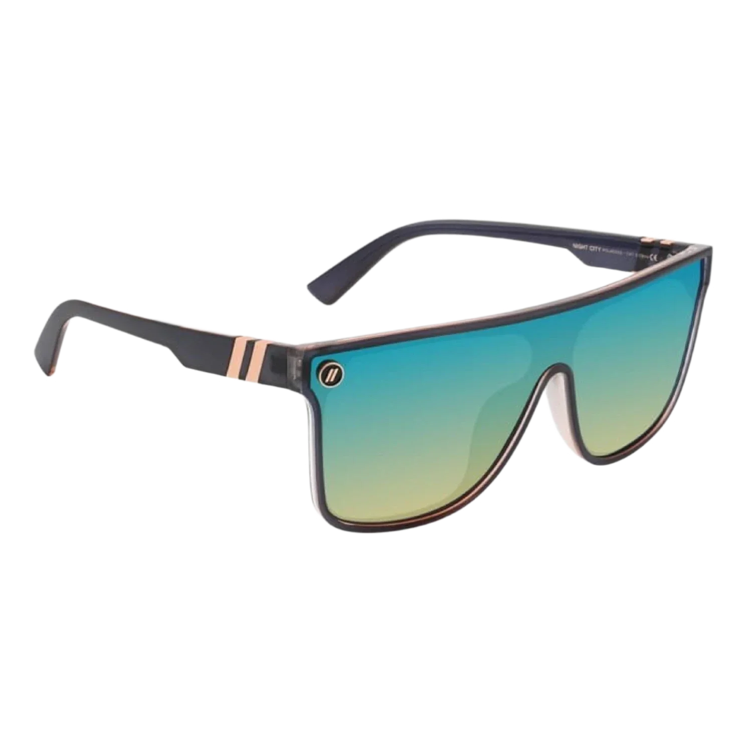 Blenders EYEWEAR - SUNGLASSES - SUNGLASSES Sci Fi NIGHT CITY BLUE AQUA CHAMPAGNE