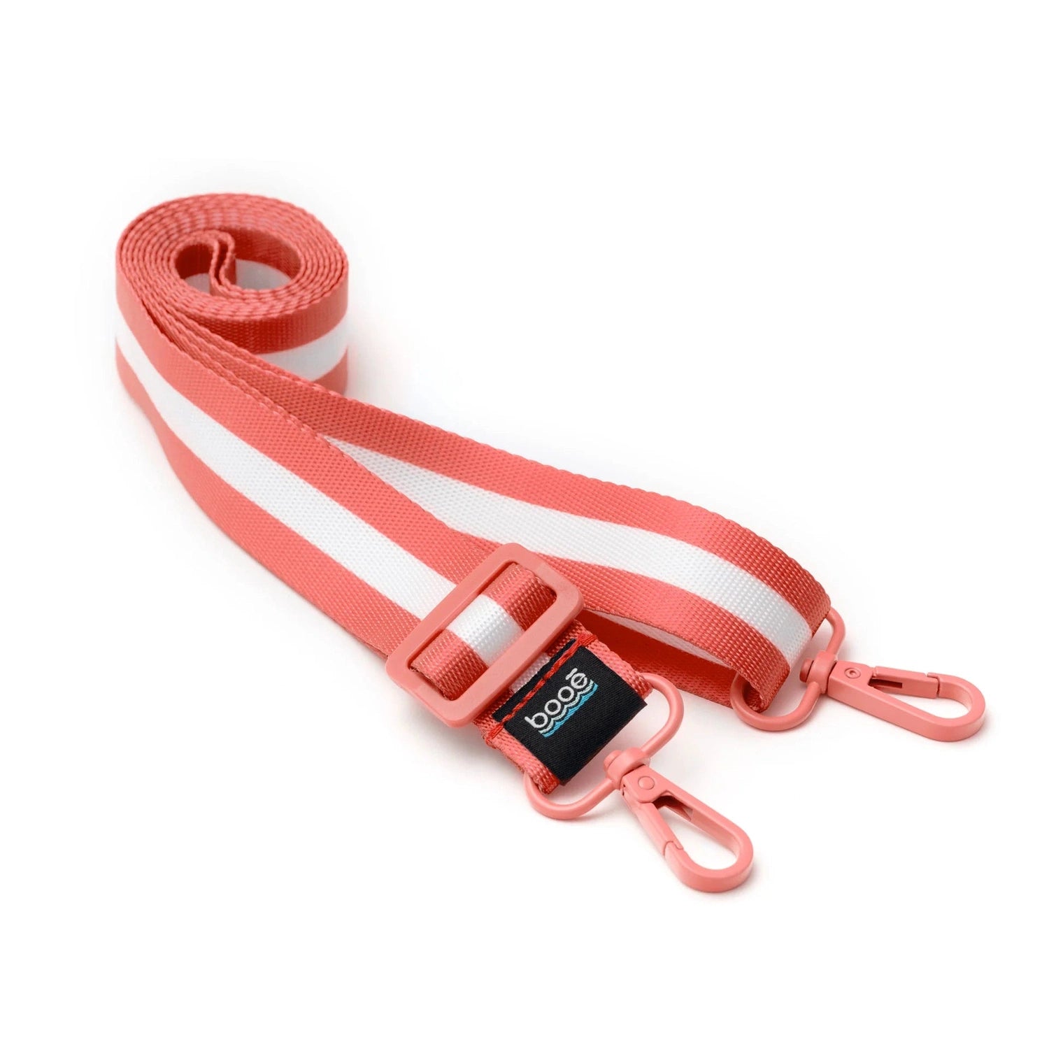 Crossbody Strap Booe - CORAL PINK/WHITE