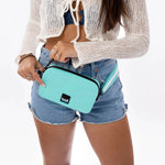 Booe 12. HARDGOODS - CAMP|HIKE|TRAVEL - STUFF SACKS|DRY BAGS Waterproof Belt Bag CARIBBEAN BLUE