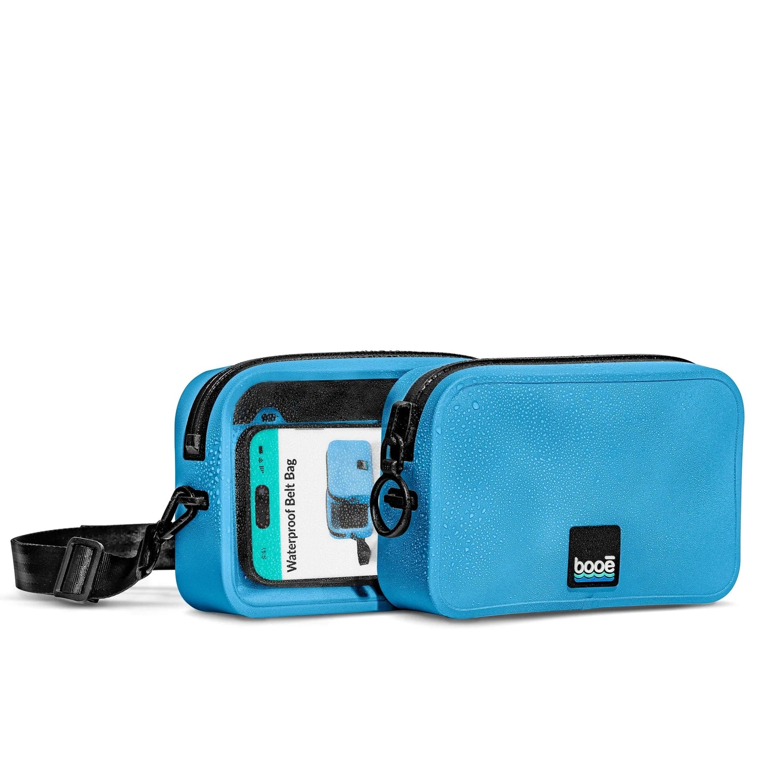 Booe 12. HARDGOODS - CAMP|HIKE|TRAVEL - STUFF SACKS|DRY BAGS Waterproof Belt Bag LAKE BLUE