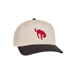 DARLIN' 11. HATS - HATS BILLED - HATS BILLED Women's Buckin' Bronc Snapback BLACK|CREAM OS