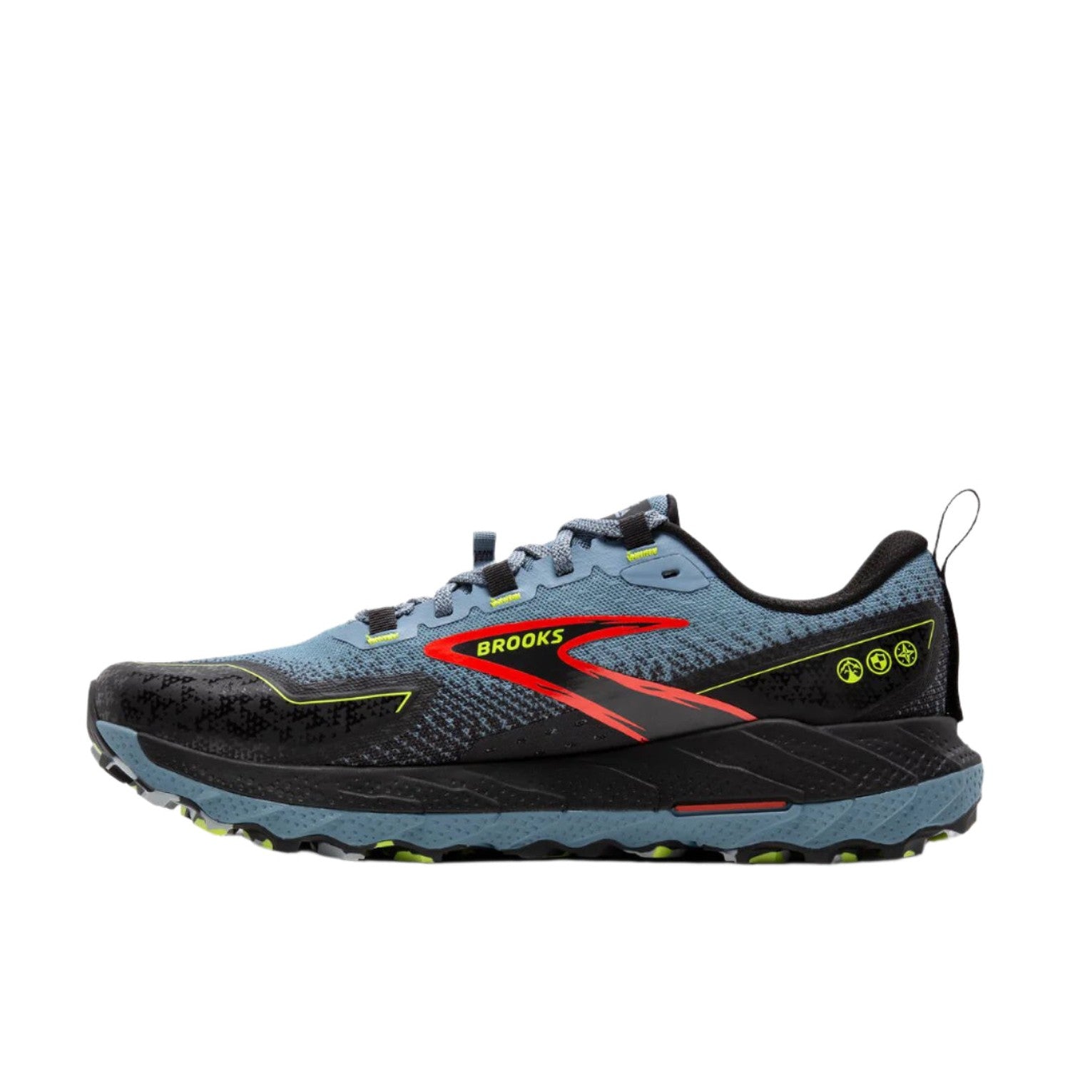 Brooks Running 04. MENS FOOTWEAR - MENS SHOES - MENS SHOES RUNNING Men's Cascadia 18 CITADEL|EBONY|LIME