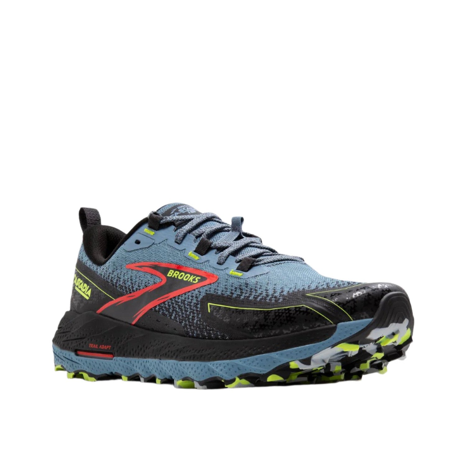 Brooks Running 04. MENS FOOTWEAR - MENS SHOES - MENS SHOES RUNNING Men's Cascadia 18 CITADEL|EBONY|LIME