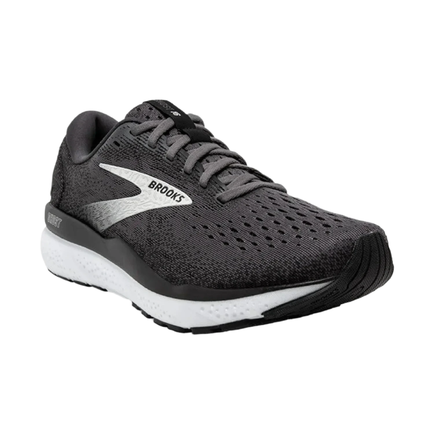 Brooks Running 04. MENS FOOTWEAR - MENS SHOES - MENS SHOES RUNNING Men's Ghost 16 BLACK|GREY|WHITE