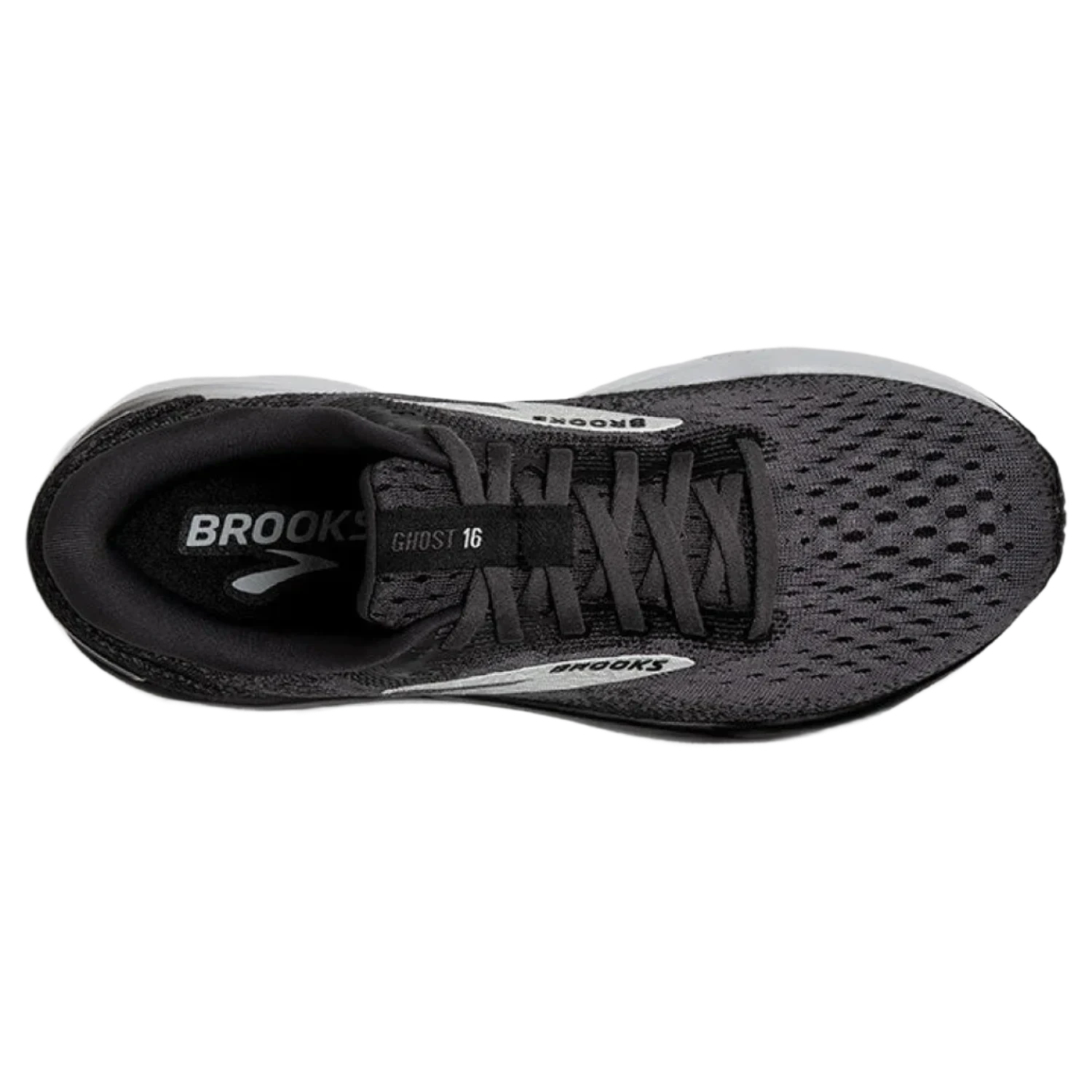 Brooks Running 04. MENS FOOTWEAR - MENS SHOES - MENS SHOES RUNNING Men's Ghost 16 BLACK|GREY|WHITE