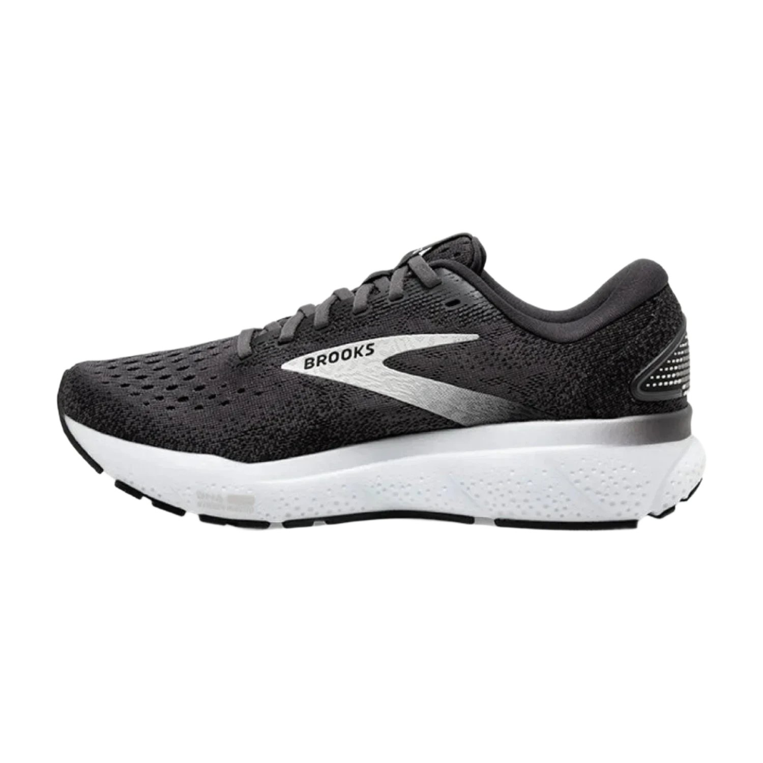 Brooks Running 04. MENS FOOTWEAR - MENS SHOES - MENS SHOES RUNNING Men's Ghost 16 BLACK|GREY|WHITE