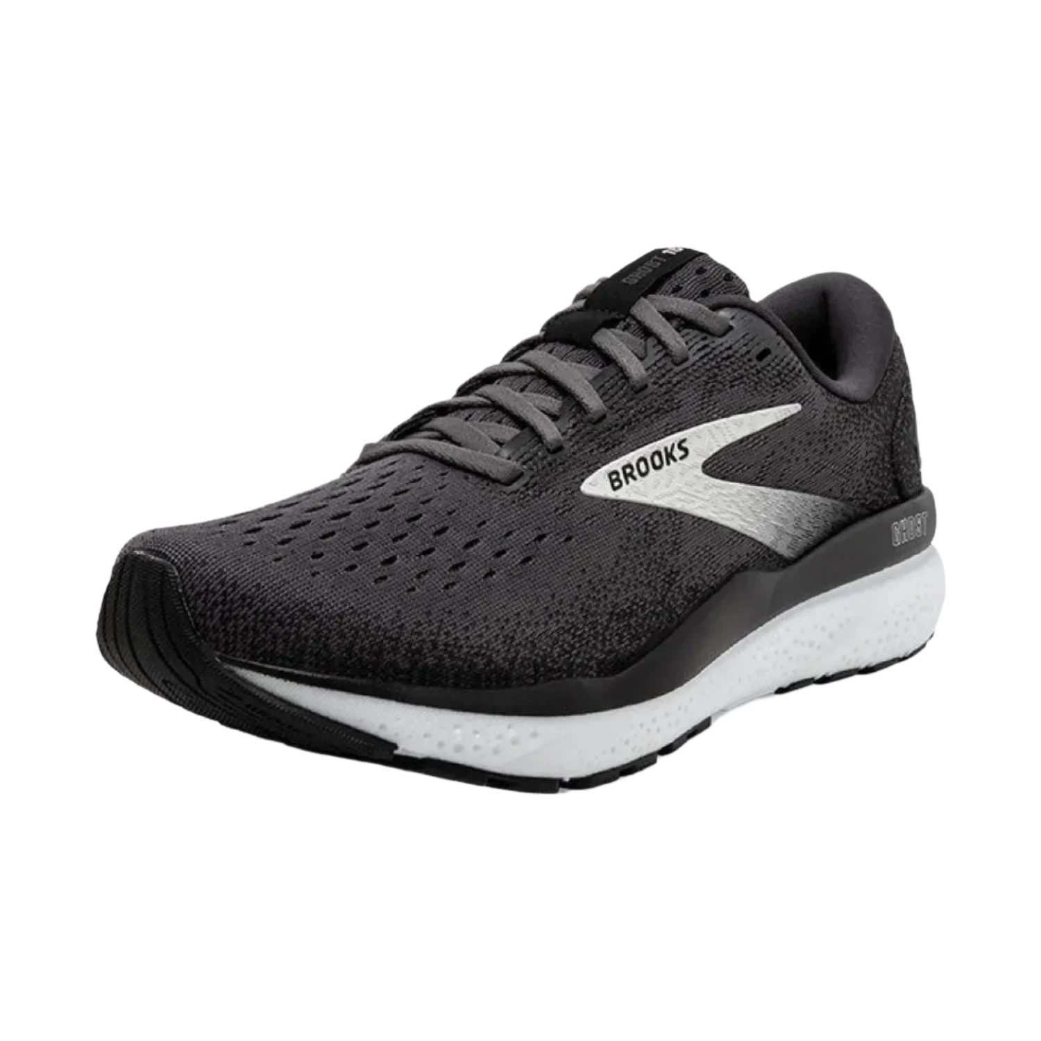 Brooks Running 04. MENS FOOTWEAR - MENS SHOES - MENS SHOES RUNNING Men's Ghost 16 BLACK|GREY|WHITE