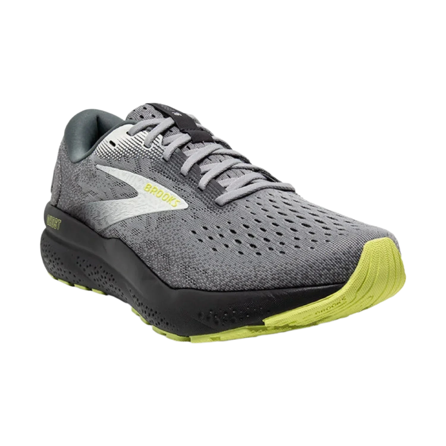 Brooks Running 04. MENS FOOTWEAR - MENS SHOES - MENS SHOES RUNNING Men's Ghost 16 PRIMER|GREY|LIME