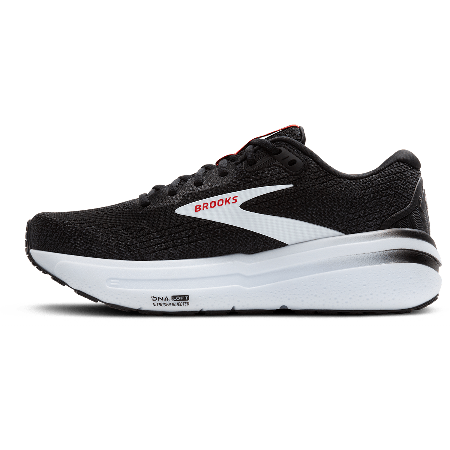 Brooks Running 04. MENS FOOTWEAR - MENS SHOES - MENS SHOES RUNNING Men's Ghost Max 2 BLACK|WHITE|FIERY RED