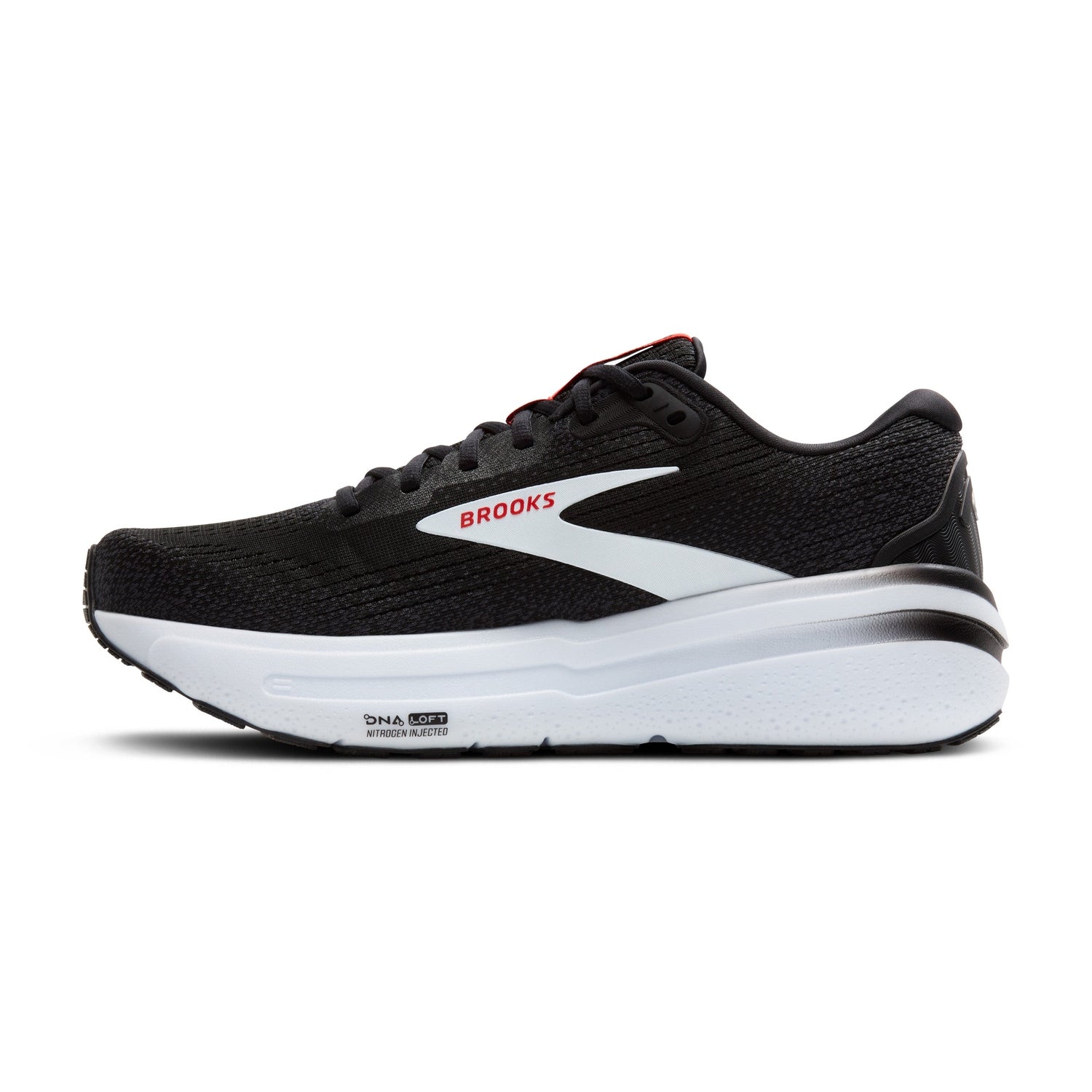 Brooks Running 04. MENS FOOTWEAR - MENS SHOES - MENS SHOES RUNNING Men's Ghost Max 2 BLACK|WHITE|FIERY RED