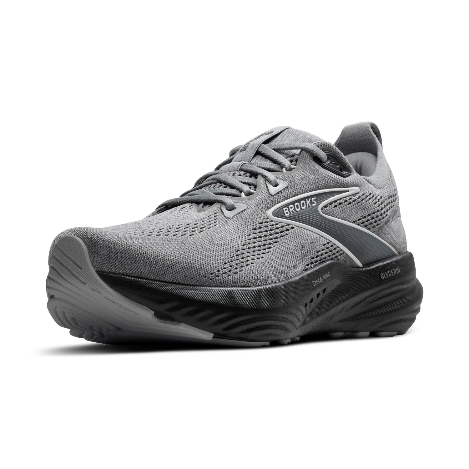 Brooks Running 04. MENS FOOTWEAR - MENS SHOES - MENS SHOES RUNNING Men's Glycerin 22 PRIMER GRAY|EBONY|BLUEWASH