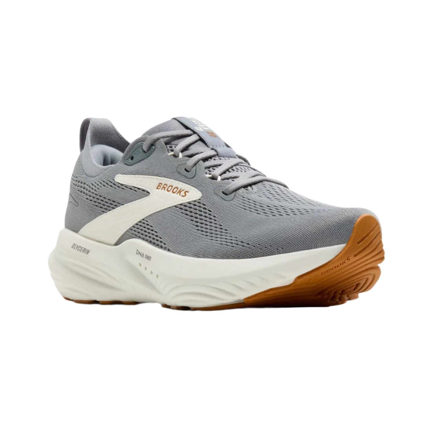 Brooks Running 04. MENS FOOTWEAR - MENS SHOES - MENS SHOES RUNNING Men's Glycerin 22 PRIMER GRAY|GRAY|HONEY GINGER