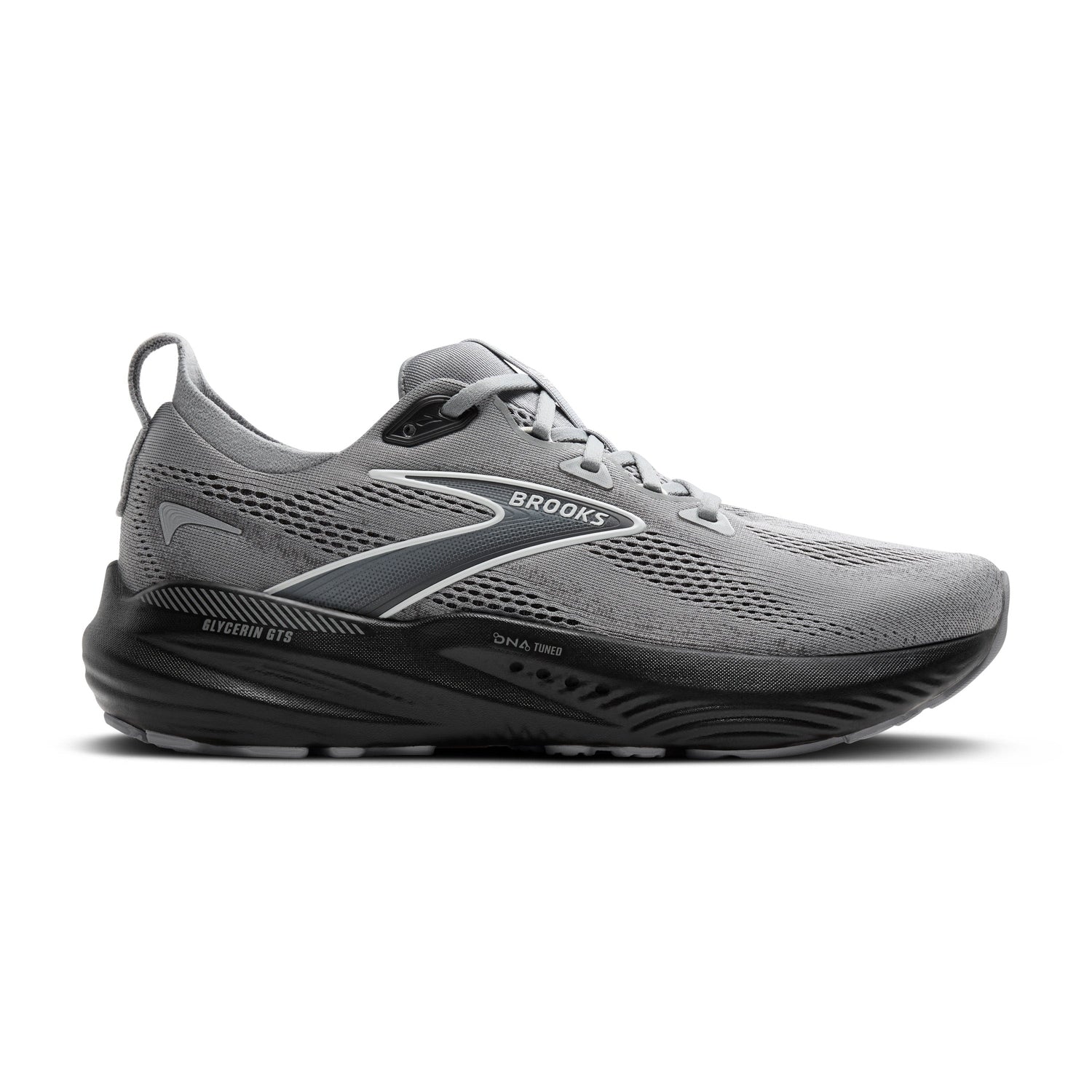 Brooks Running 04. MENS FOOTWEAR - MENS SHOES - MENS SHOES RUNNING Men's Glycerin GTS 22 BLACK|GREY|WHITE