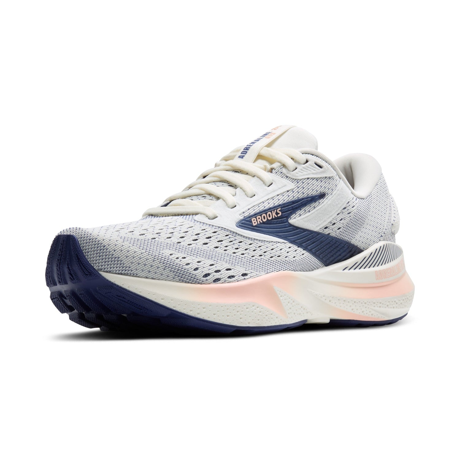 Brooks Running 05. WOMENS FOOTWEAR - WOMENS SHOES - WOMENS SHOES RUNNING Women's Adrenaline GTS 24 GREY|BLUE RIBBON|PEACH