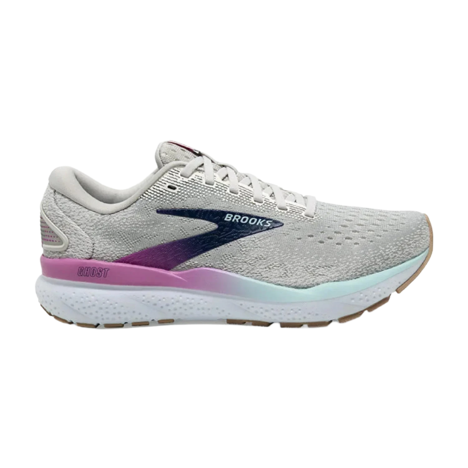 Brooks Running 05. WOMENS FOOTWEAR - WOMENS SHOES - WOMENS SHOES RUNNING Women's Ghost 16 WHITE|GREY|ESTATE BLUE