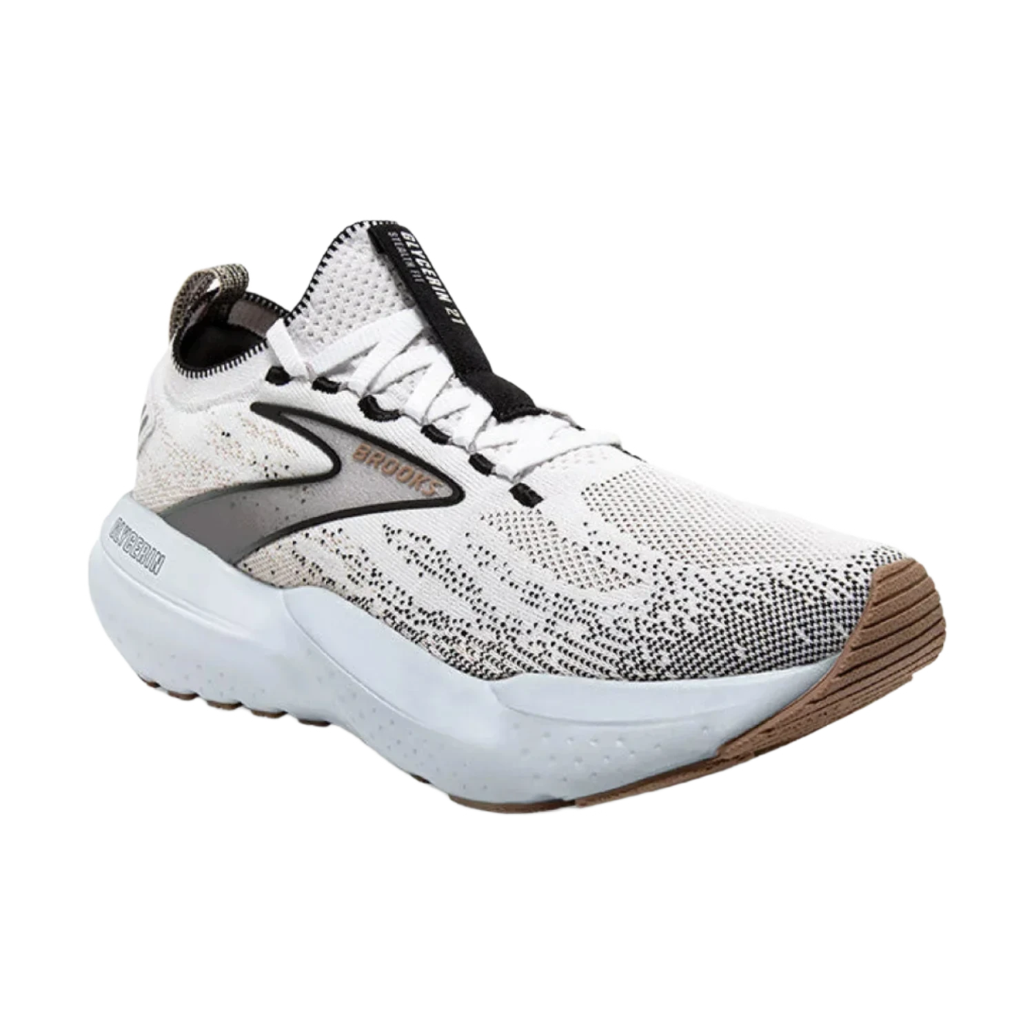 Brooks Running 05. WOMENS FOOTWEAR - WOMENS SHOES - WOMENS SHOES RUNNING Women's Glycerin Stealthfit 21 WHITE|GREY|BLACK