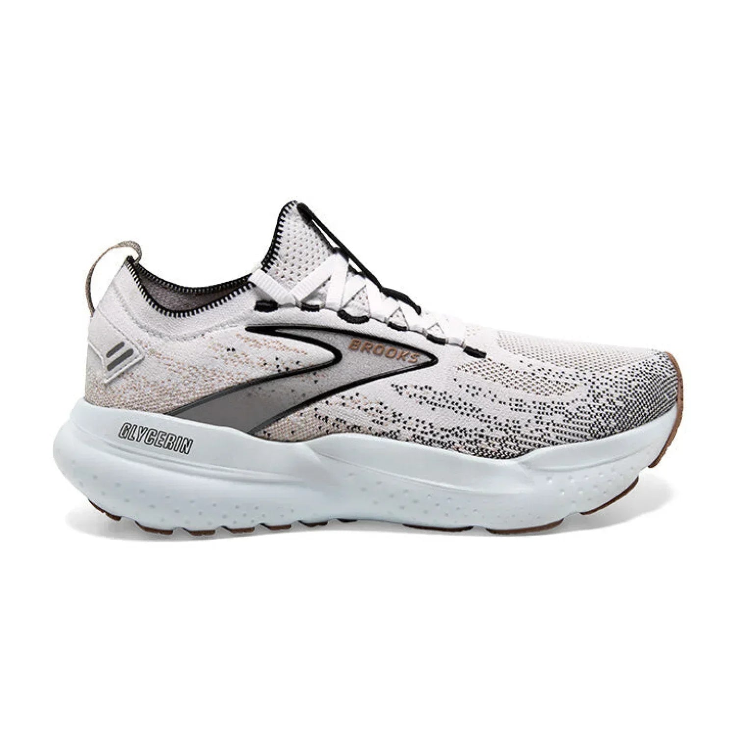 Brooks Running 05. WOMENS FOOTWEAR - WOMENS SHOES - WOMENS SHOES RUNNING Women's Glycerin Stealthfit 21 WHITE|GREY|BLACK