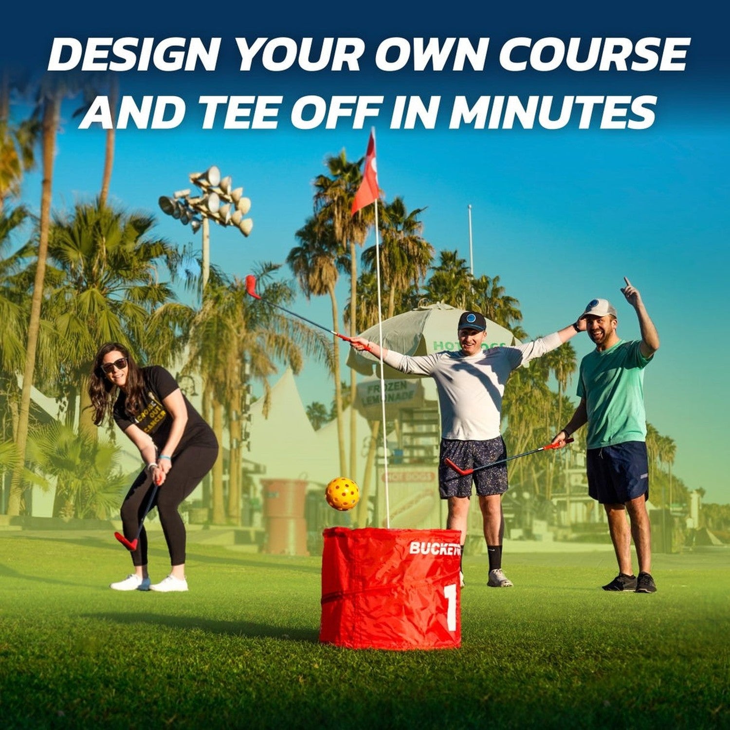 BucketGolf 10. GIFTS|ACCESSORIES - GIFT - GAMES BucketGolf 6 Hole Bundle + 2 RH Clubs