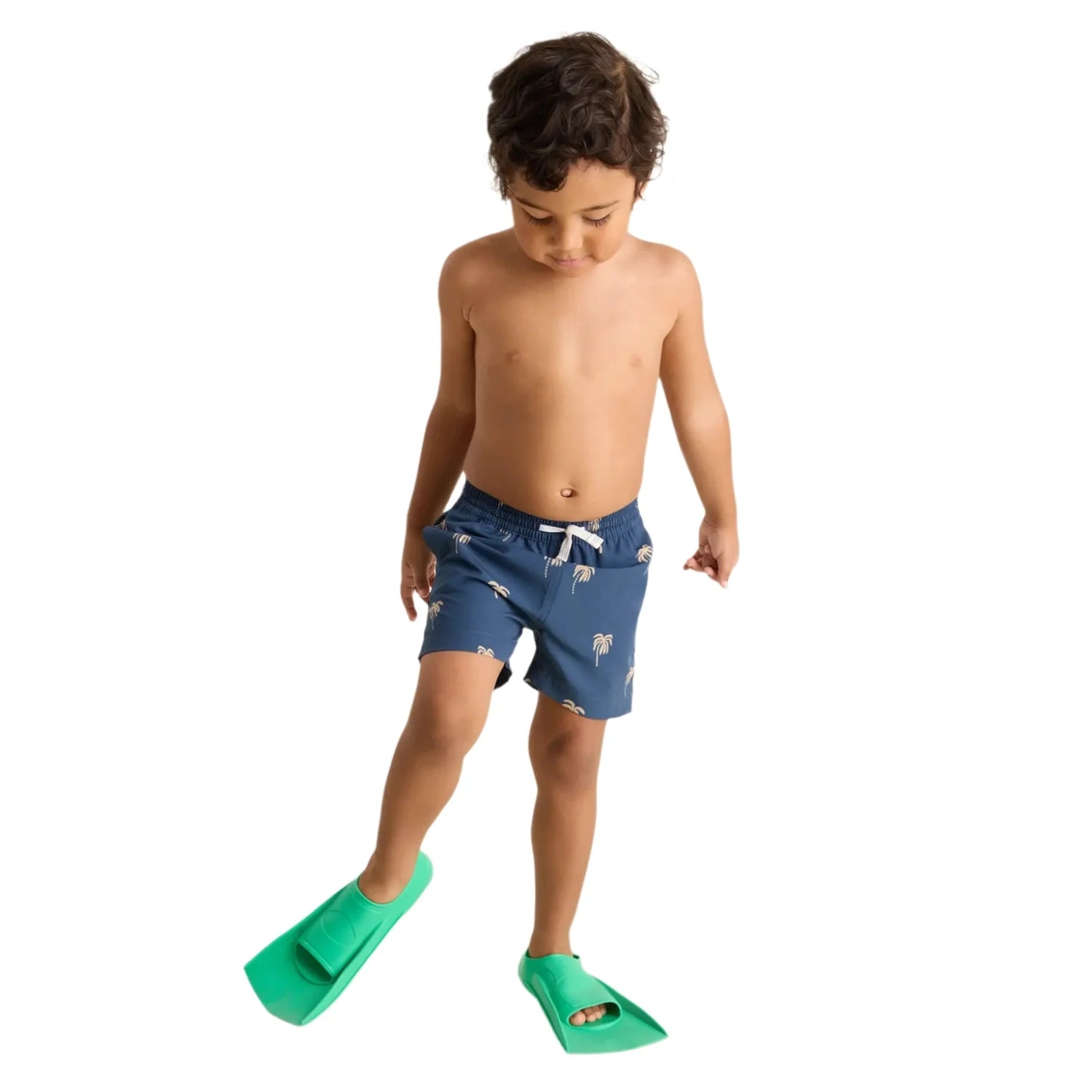 Chubbies 03. KIDS|BABY - BABY - BABY BOTTOMS Boys' Toddler Swim Trunk THE MIDNIGHT PALMS