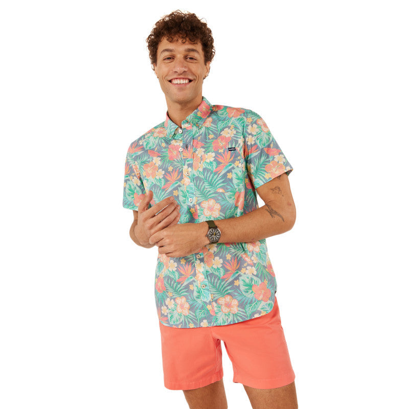 Chubbies 01. MENS APPAREL - MENS SS SHIRTS - MENS SS BUTTON UP Men's Friday Shirt THE LIFE IN PARADISE