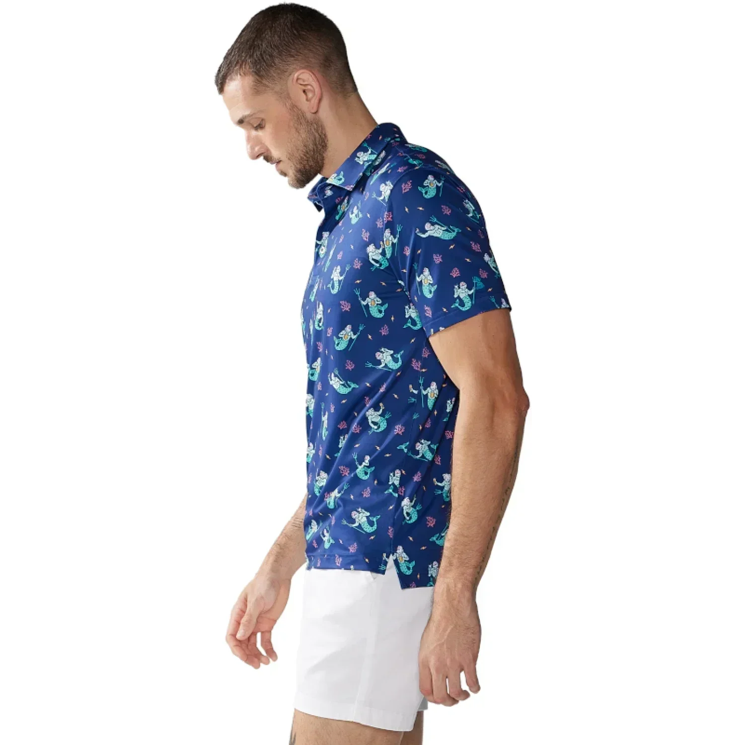 Chubbies 01. MENS APPAREL - MENS SS SHIRTS - MENS SS POLO Men's Performance Polo 2.0 THE TRITON OF THE SEA