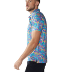 Chubbies 01. MENS APPAREL - MENS SS SHIRTS - MENS SS POLO Men's Performance Polo 2.0 THE TROPICAL BUNCH