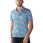 Chubbies 01. MENS APPAREL - MENS SS SHIRTS - MENS SS POLO Men's Performance Polo 2.0 THE TROPICAL BUNCH