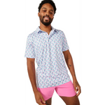 Chubbies 01. MENS APPAREL - MENS SS SHIRTS - MENS SS POLO Men's Performance Polo 2.0 THE BIG DILL