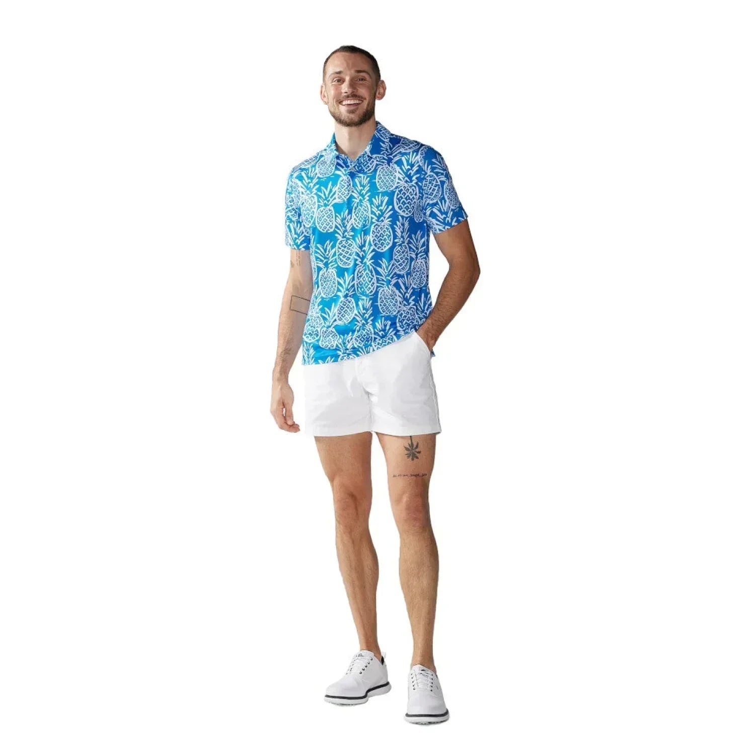 Chubbies 01. MENS APPAREL - MENS SS SHIRTS - MENS SS POLO Men's Performance Polo 2.0 THE THIGH NAPPLE