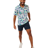 Chubbies 01. MENS APPAREL - MENS SS SHIRTS - MENS SS POLO Men's Performance Polo 2.0 THE NIGHT FAUNA