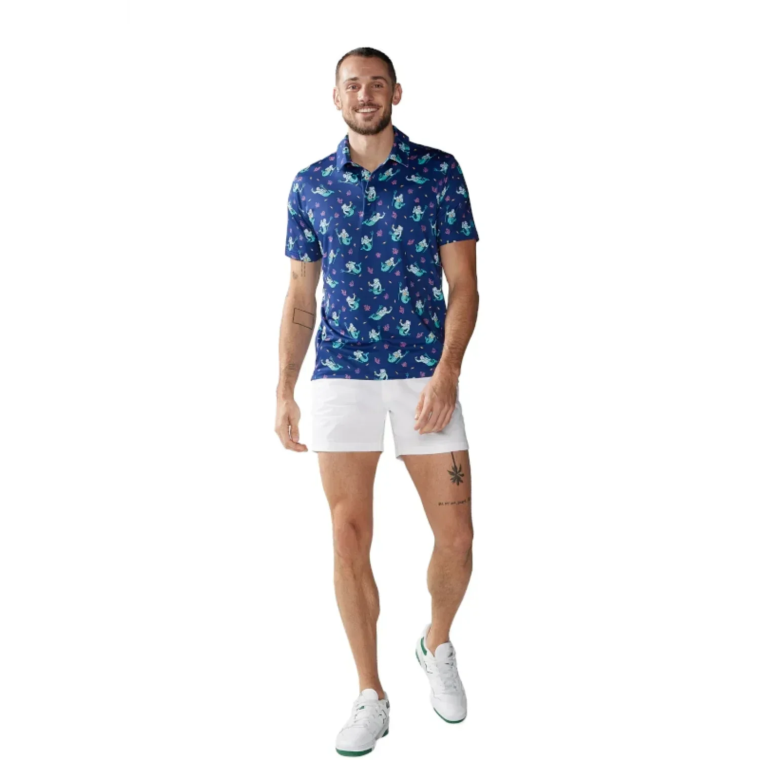 Chubbies 01. MENS APPAREL - MENS SS SHIRTS - MENS SS POLO Men's Performance Polo 2.0 THE TRITON OF THE SEA