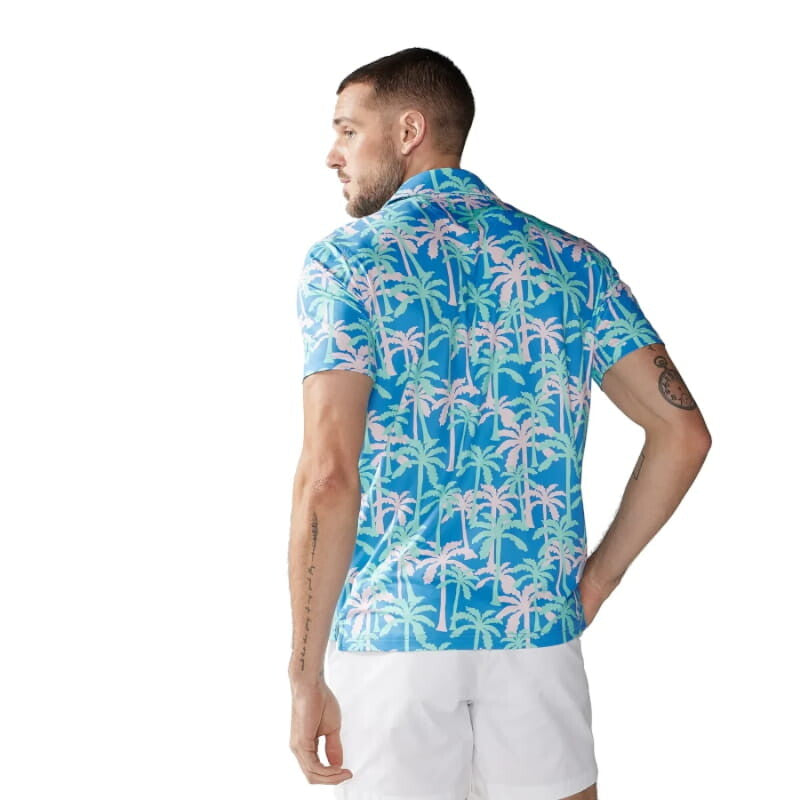 Chubbies 05. M. SPORTSWEAR - M. SS SHIRT Men's Performance Polo 2.0 THE KEEP PALM AND CARRY ON