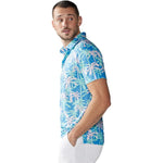 Chubbies 01. MENS APPAREL - MENS SS SHIRTS - MENS SS POLO Men's Performance Polo 2.0 THE KEEP PALM AND CARRY ON