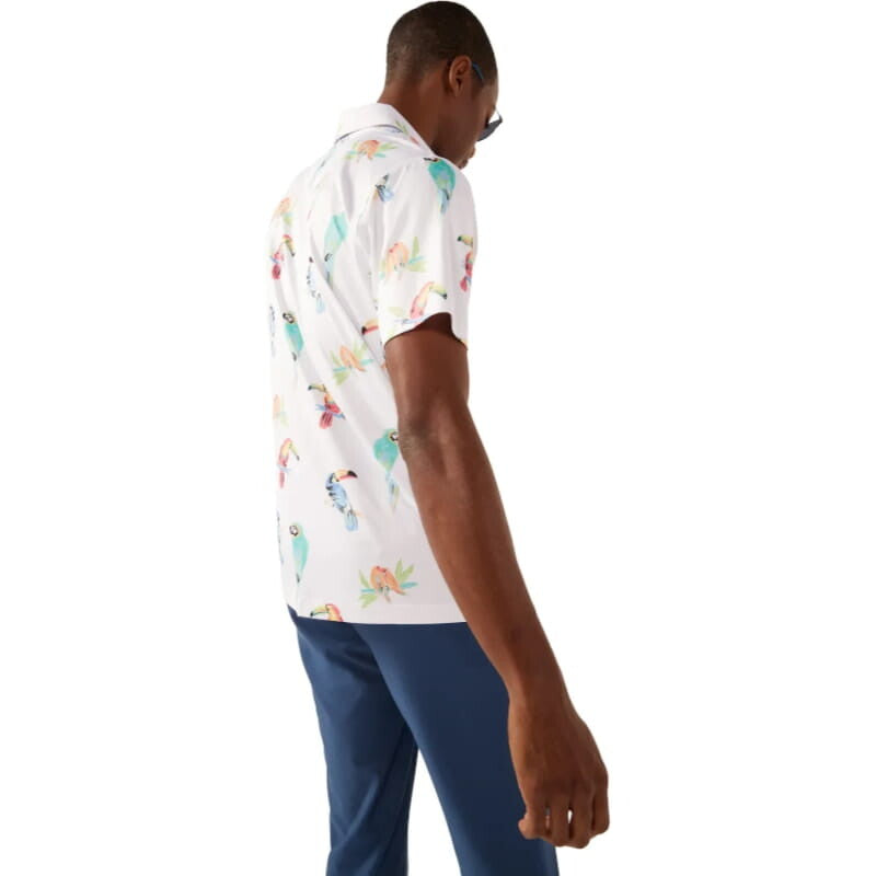 Chubbies 01. MENS APPAREL - MENS SS SHIRTS - MENS SS POLO Men's Performance Polo 2.0 THE DUDE WHERE'S MACAW