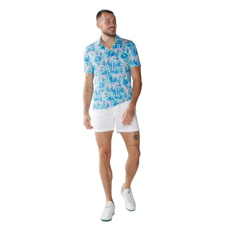Chubbies 05. M. SPORTSWEAR - M. SS SHIRT Men's Performance Polo 2.0 THE KEEP PALM AND CARRY ON