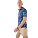 Chubbies 01. MENS APPAREL - MENS SS SHIRTS - MENS SS POLO Men's Performance Polo 2.0 THE NEON LIGHT