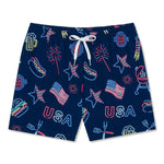 Chubbies 01. MENS APPAREL - MENS SHORTS - MENS SHORTS ACTIVE Men's The Classic Trunk - 5.5 in THE PATRIOTIC LIGHTS