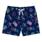 Chubbies 01. MENS APPAREL - MENS SHORTS - MENS SHORTS ACTIVE Men's The Classic Trunk - 5.5 in THE PATRIOTIC LIGHTS