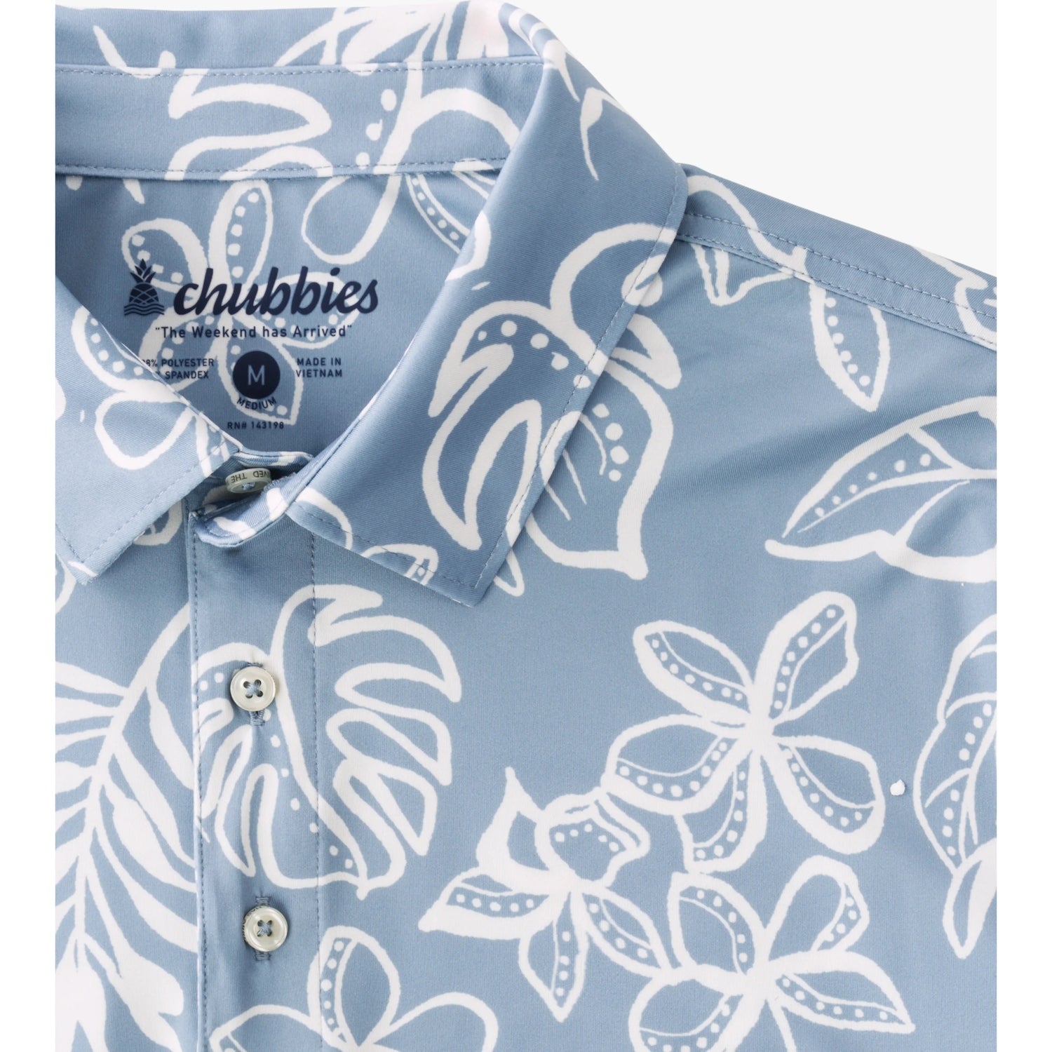 Chubbies 01. MENS APPAREL - MENS SS SHIRTS - MENS SS POLO Performance Polo THE BETTER BELEAF IT