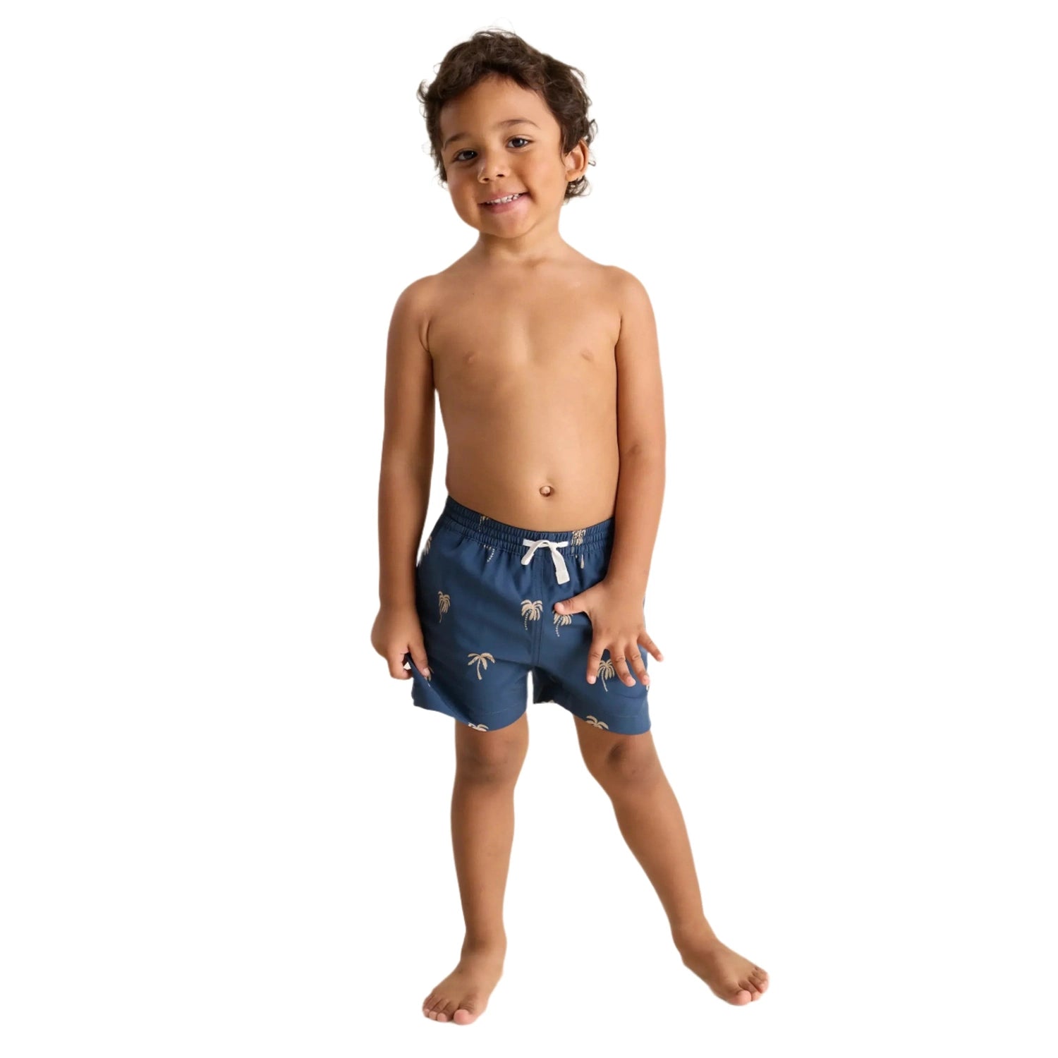 Chubbies 03. KIDS|BABY - BABY - BABY BOTTOMS Toddler Swim Trunk THE MIDNIGHT PALMS