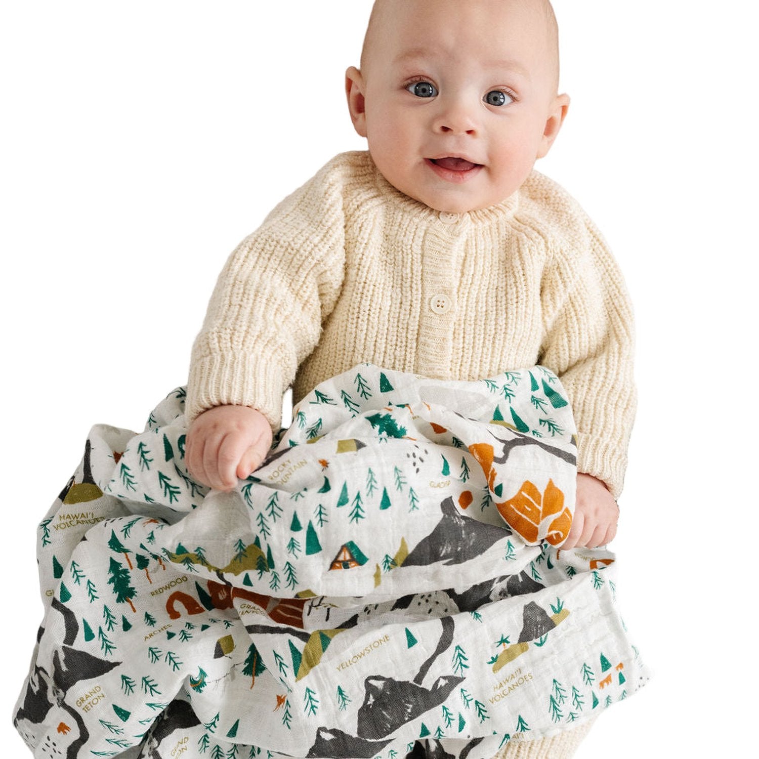 Clementine Kids 10. GIFTS|ACCESSORIES - GIFT - GIFT National Parks Swaddle (Mini Pattern)