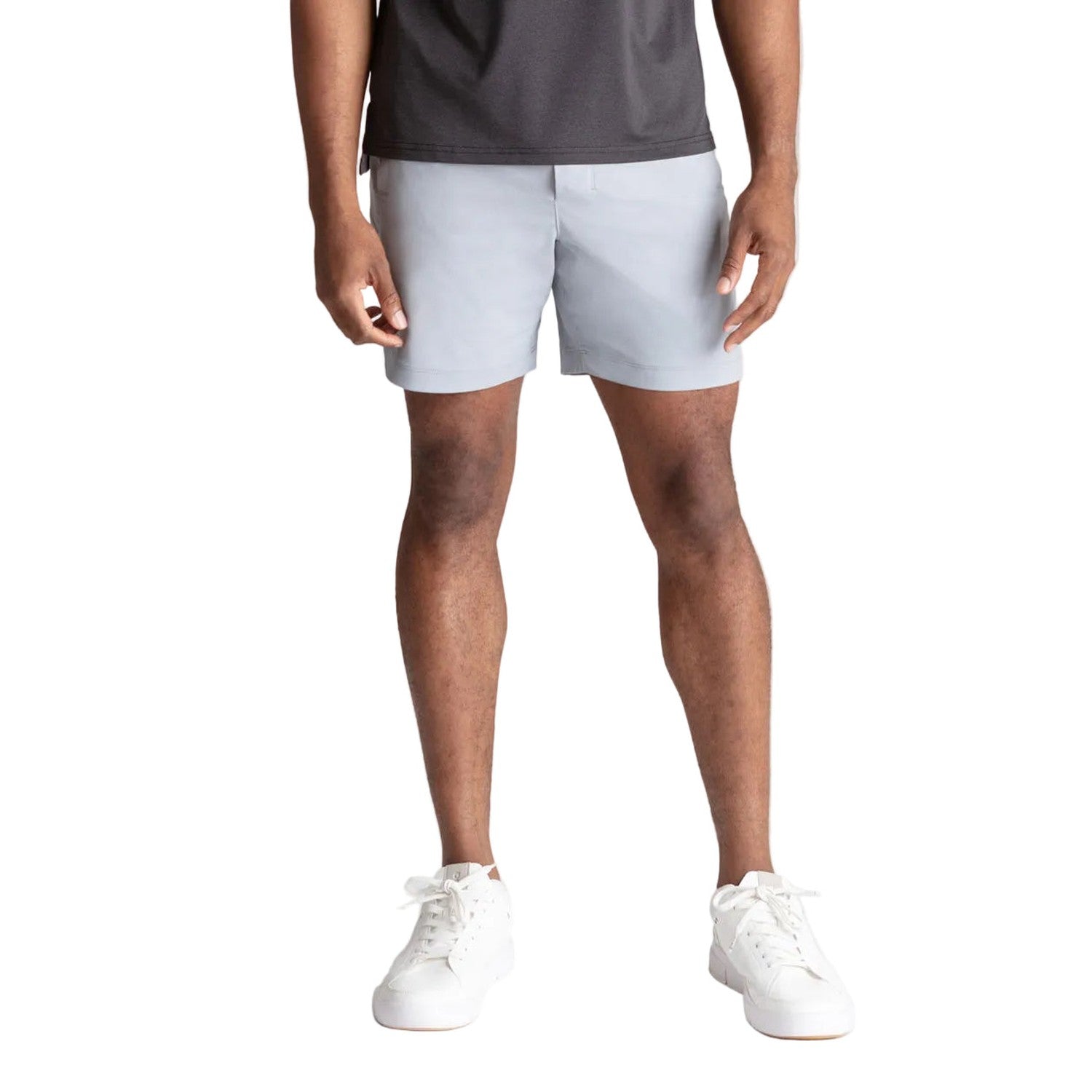 birddogs 01. MENS APPAREL - MENS SHORTS - MENS SHORTS CASUAL Men's Khaki Shorts MEDIUM GRAY