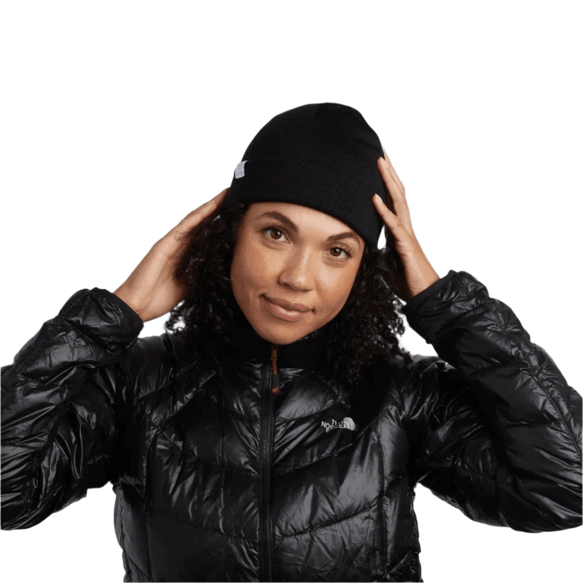 The FLT Recycled Polylana Knit Beanie Coal Headwear