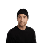 The FLT Recycled Polylana Knit Beanie Coal Headwear