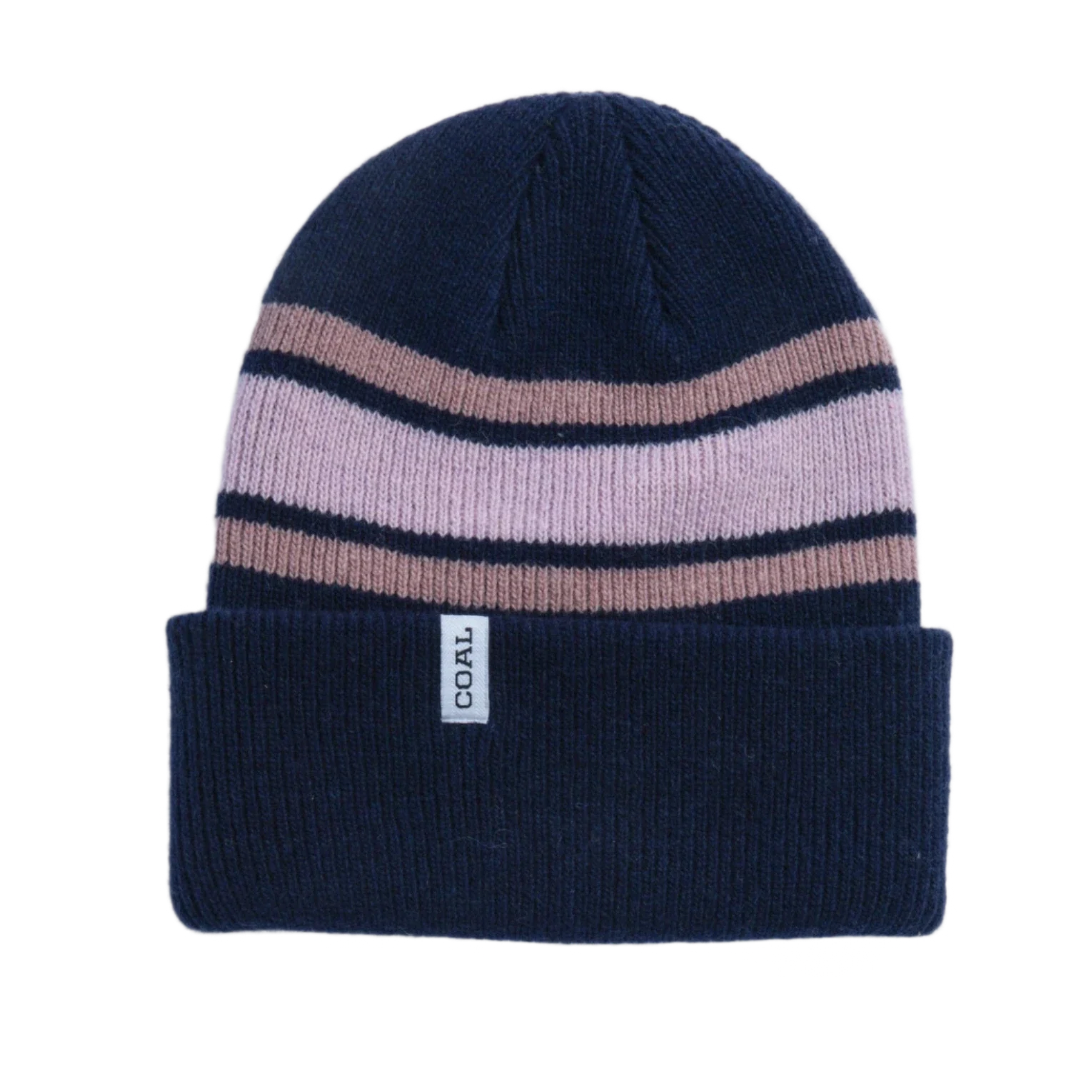 Coal Headwear 11. HATS - HATS WINTER - HATS WINTER The Haines Recycled Wool Beanie NAVY|PURPLE