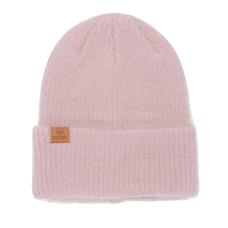 Coal Headwear 11. HATS - HATS WINTER - HATS WINTER The Pearl Fuzzy Knit Beanie DUSTY ROSE