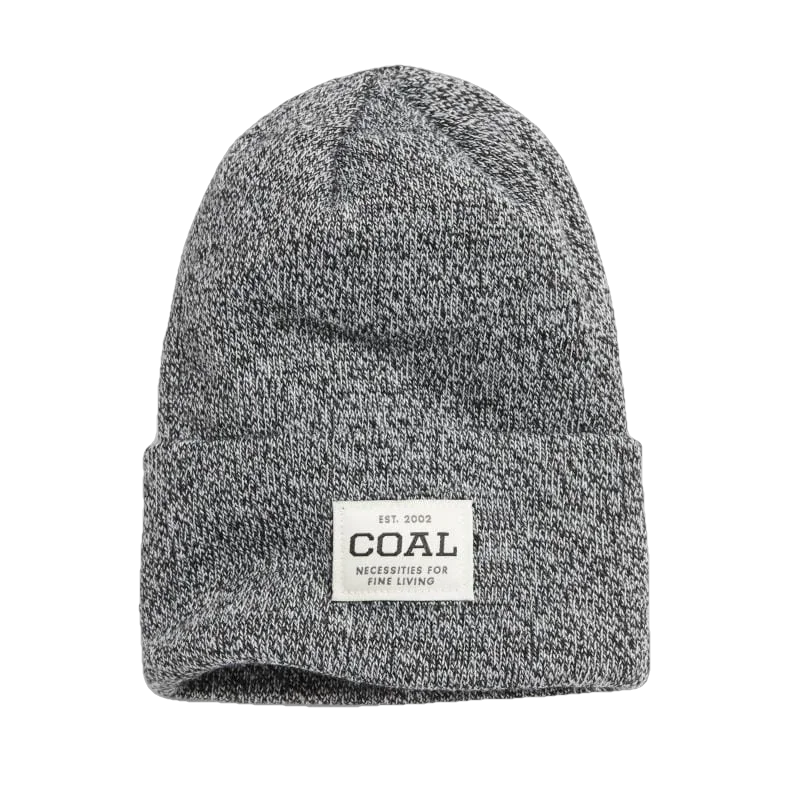 Coal Headwear 11. HATS - HATS WINTER - HATS WINTER The Uniform Mid Recycled Knit Cuff Beanie BLACK MARL