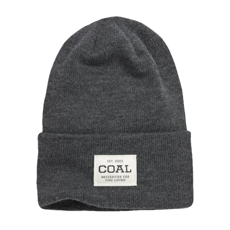 Coal Headwear 11. HATS - HATS WINTER - HATS WINTER The Uniform Mid Recycled Knit Cuff Beanie CHARCOAL